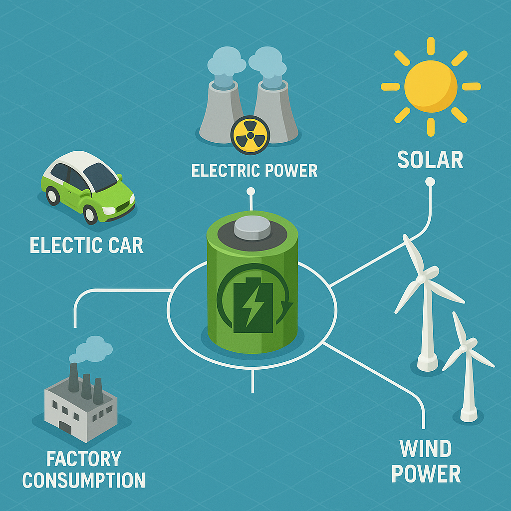 Why a battery illustration