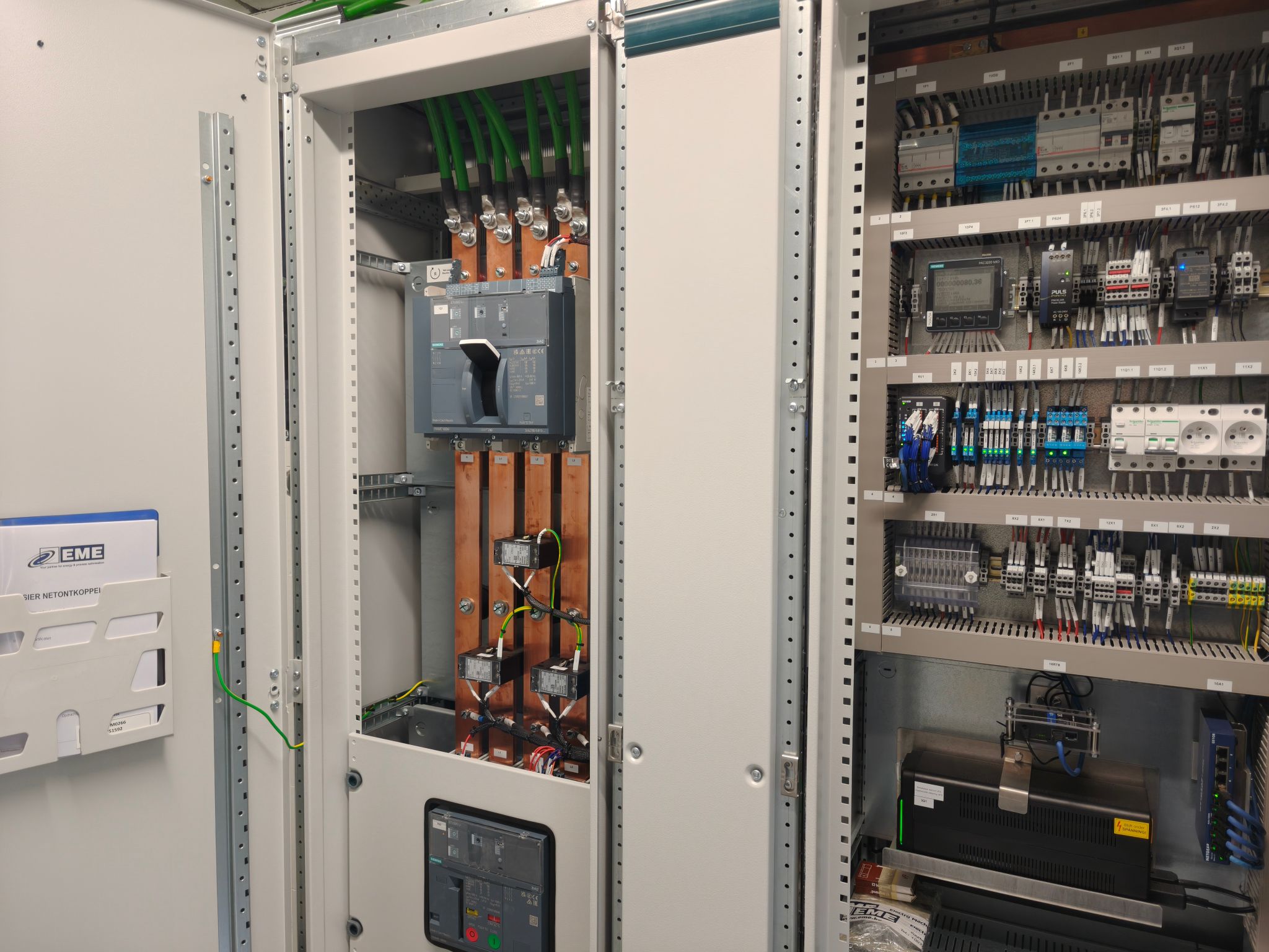 Technical site inspection – electrical cabinet
