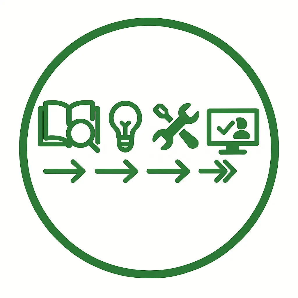 Turnkey delivery icon